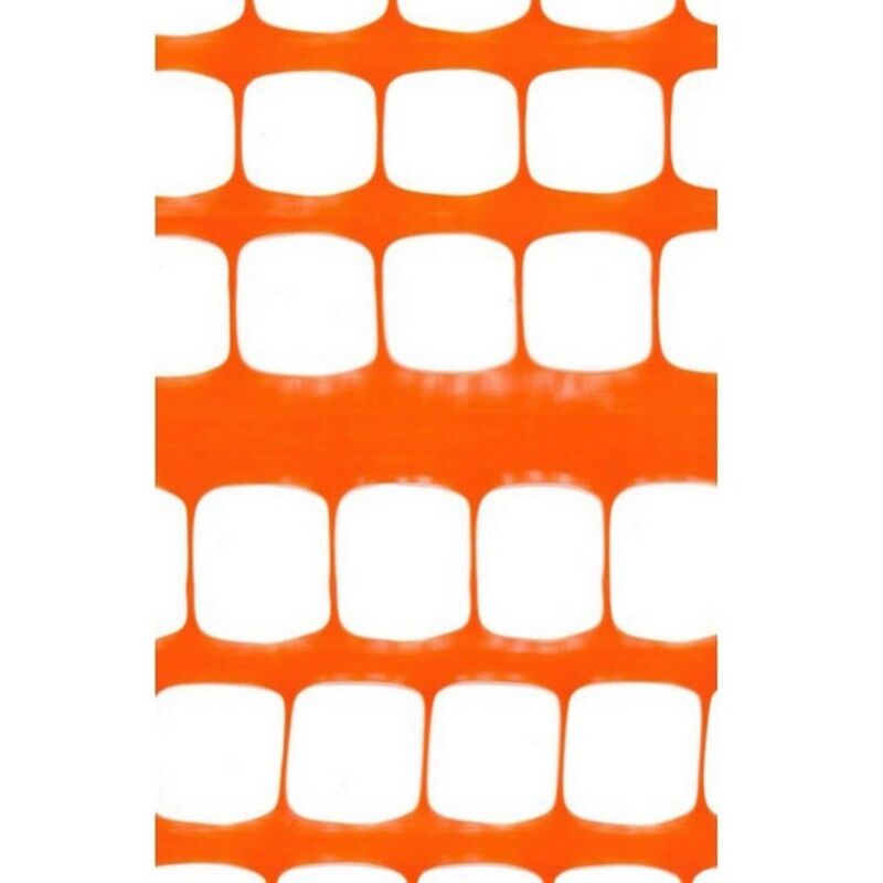 foto del prodotto rete per cantiere mt.50 kant col. arancio h. cm. 120 - 50 mt