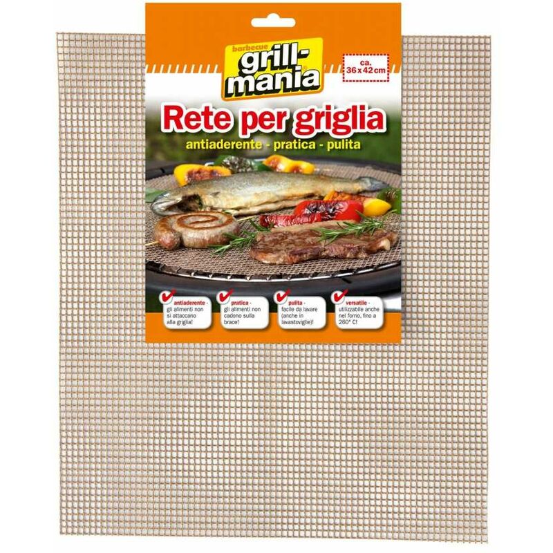 foto del prodotto rete per griglia antiaderente 36x42
