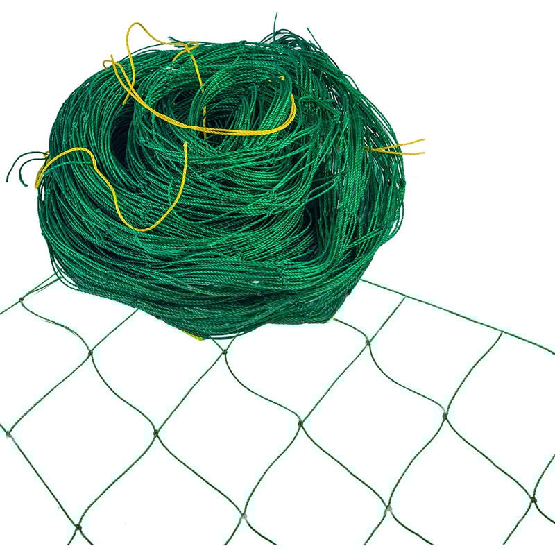 foto del prodotto rete per pollame 20mx1.5m rete di protezione per galline, oche, tacchini, ecc. verde