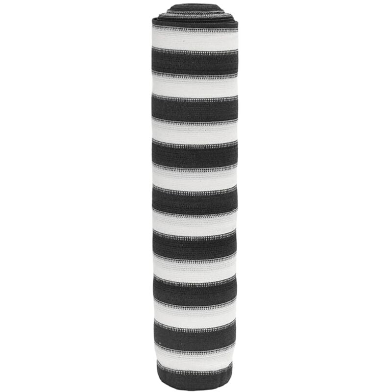 foto del prodotto rete per privacy antracite e bianca 1,5x50 m in hdpe 150 g m - vidaxl