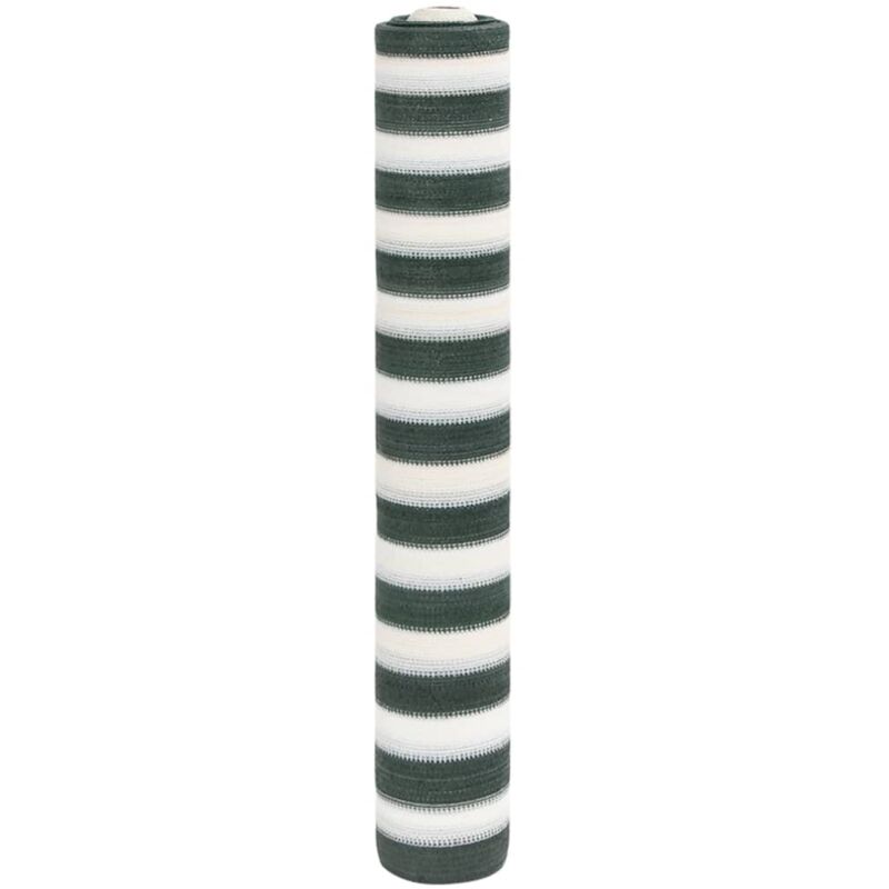 foto del prodotto rete per privacy verde e bianco 1x10 m in hdpe 75 g m vidaxl