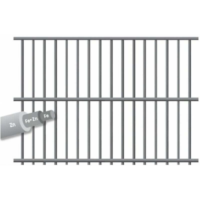 foto del prodotto rete per recinzioni elet zinc first fondogabbie maglia mm.75x13 h cm.76