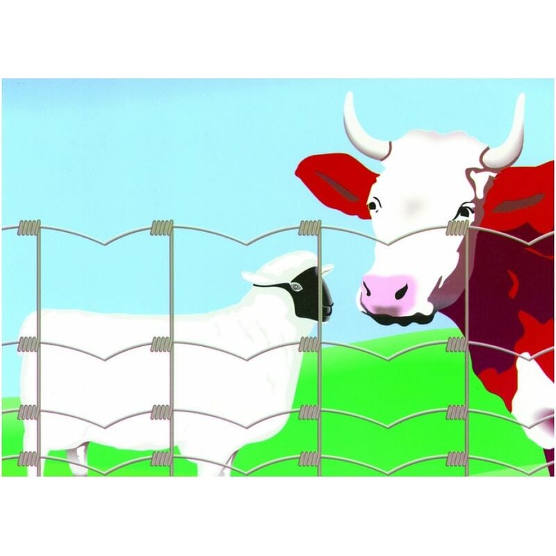 foto del prodotto rete per recinzioni galvafield 120 9 15 mt.50 h cm. 120