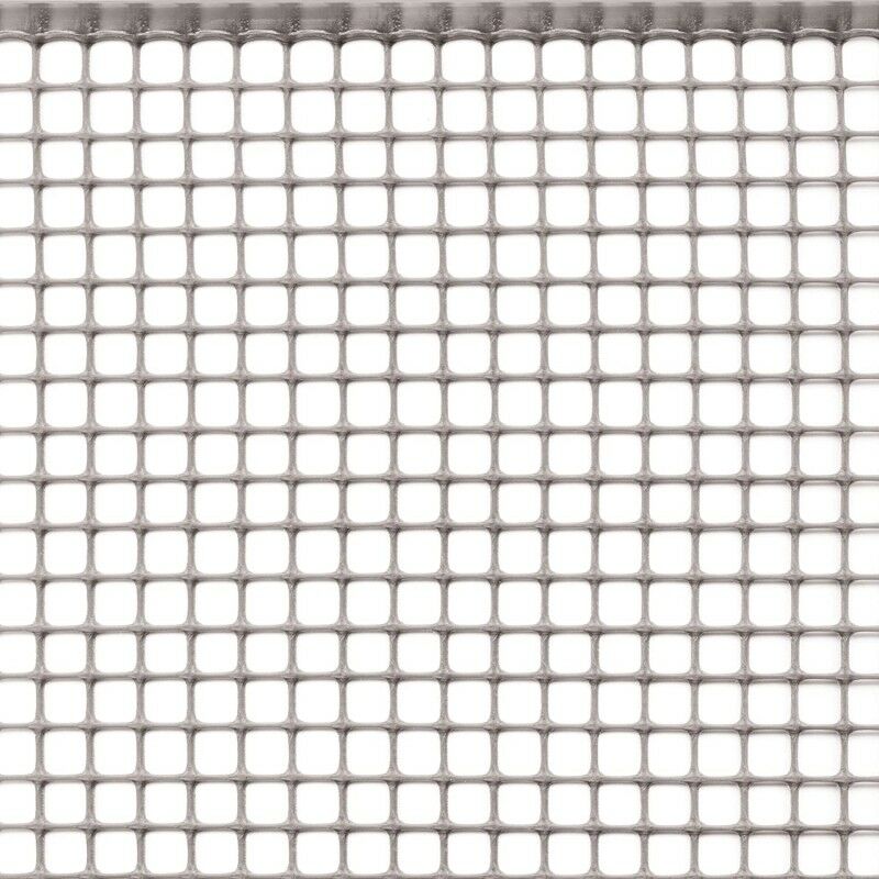 foto del prodotto rete plastica grigio maglia cm 1x1 m 1x5