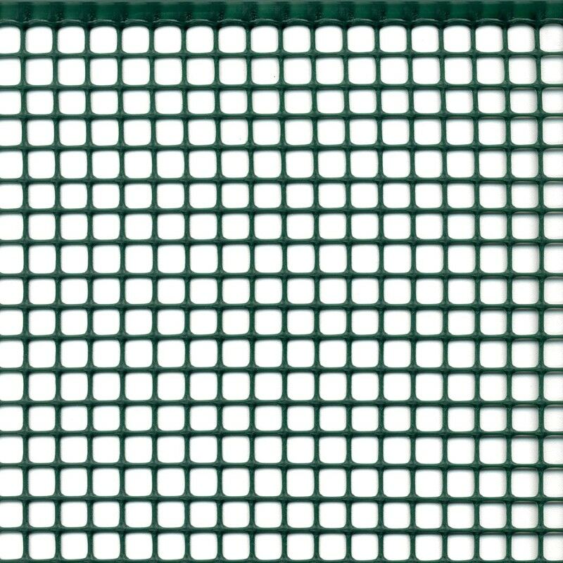 foto del prodotto rete plastica verde maglia cm 1x1 m 1x10