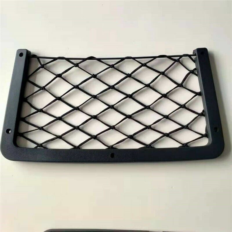 foto del prodotto rete portaoggetti per auto da campeggio, organizer per bagagliaio auto 36 x 18 cm, tasca portaoggetti multifunzionale per utensili, barca, casa