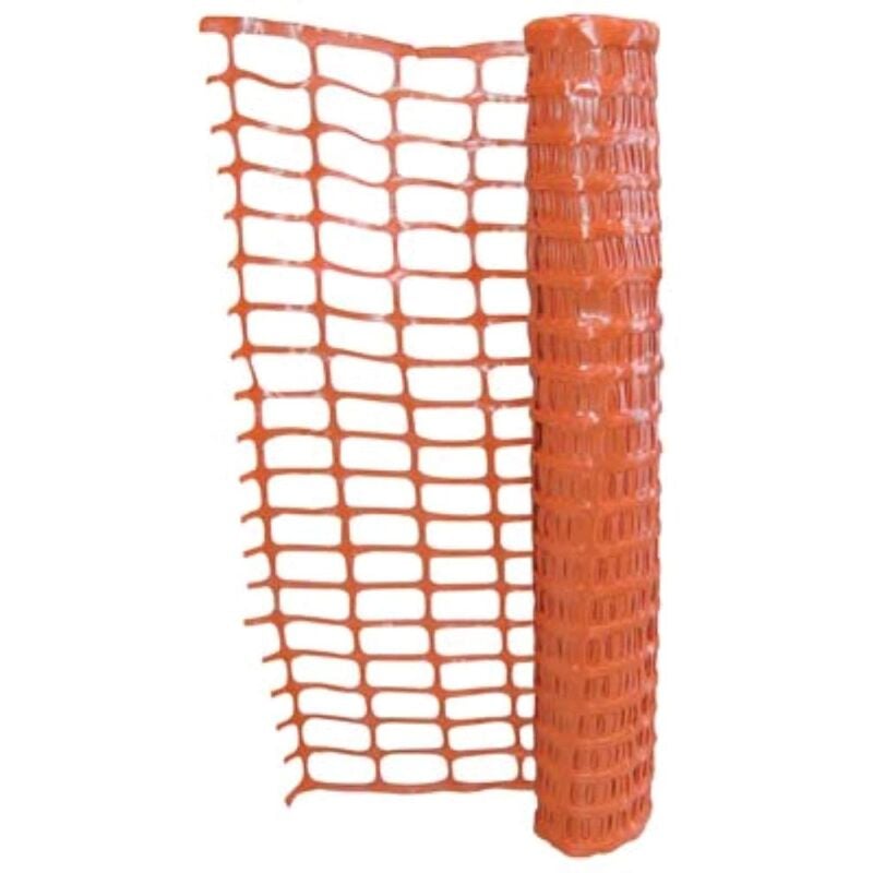 foto del prodotto rete protezione cantiere arancio hand gr140 mq h.cm 100 ml 50
