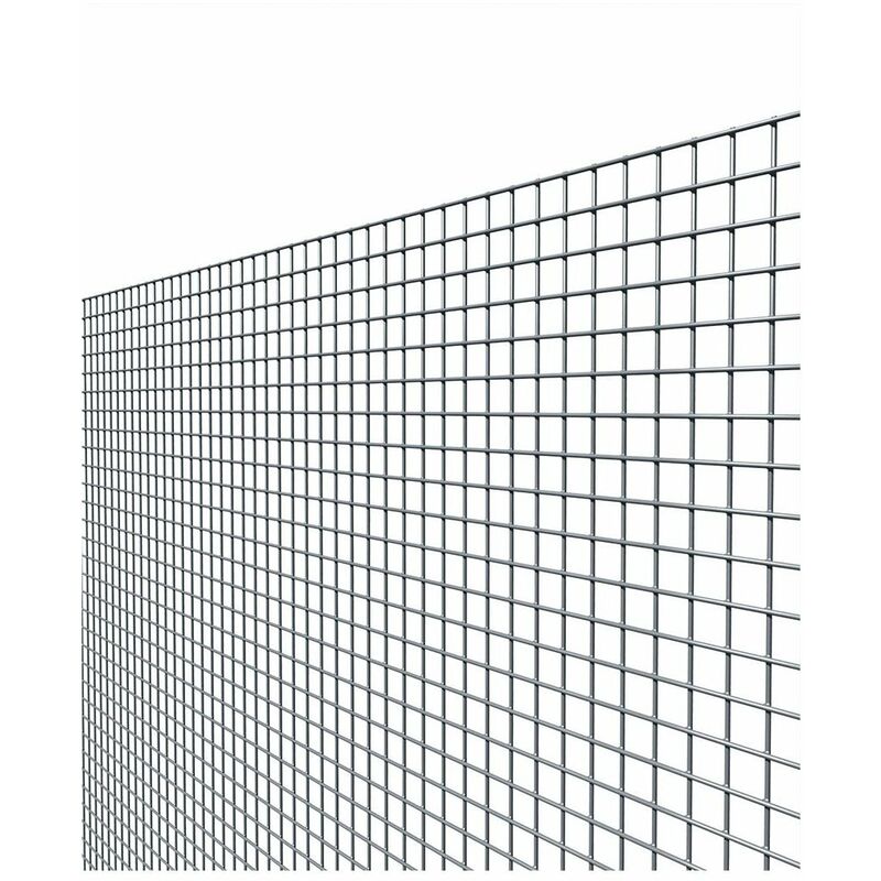 foto del prodotto rete recinzione elettrosaldata zincata maglia 12x12 mm filo 1,05 mm h60 cm rotolo 25 metri