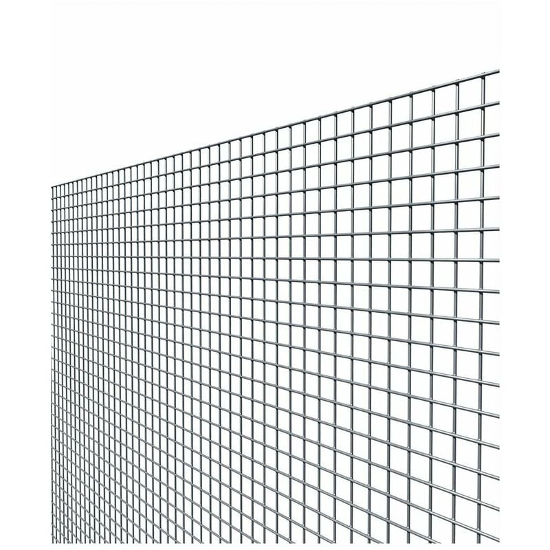 foto del prodotto rete recinzione elettrosaldata zincata maglia 76x12 mm filo 2,05 mm h61 cm rotolo 25 metri