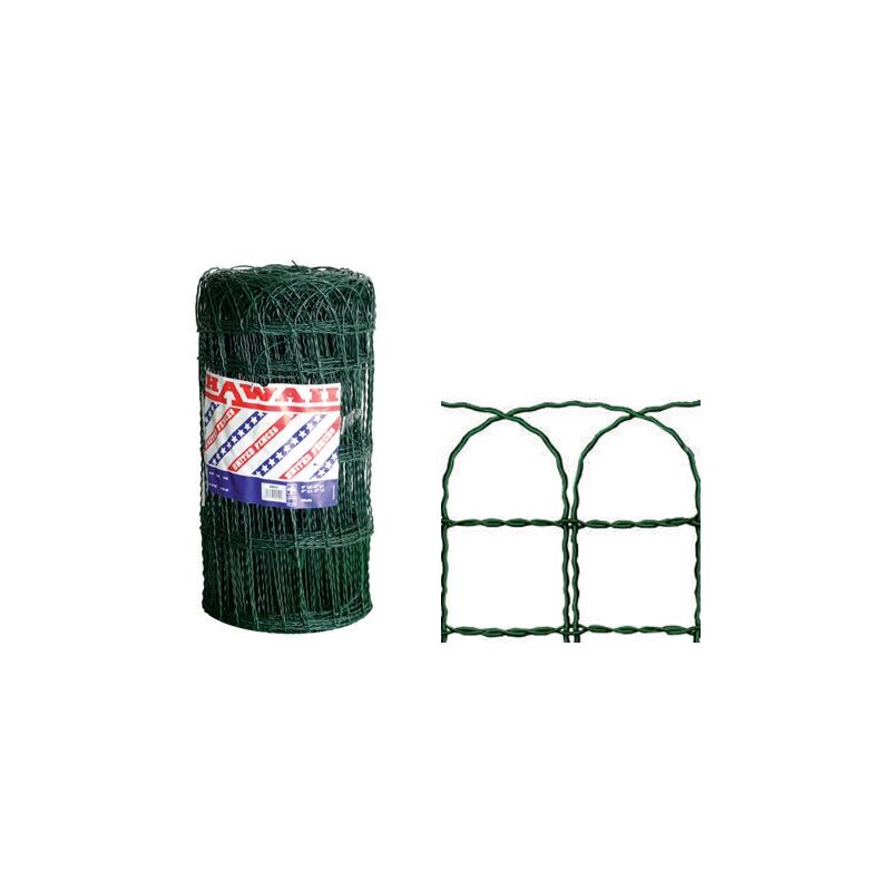 foto del prodotto rete recinzione plastificata per aiulole hawai 25 mt altezza 40 cm kg. 0,88 mq