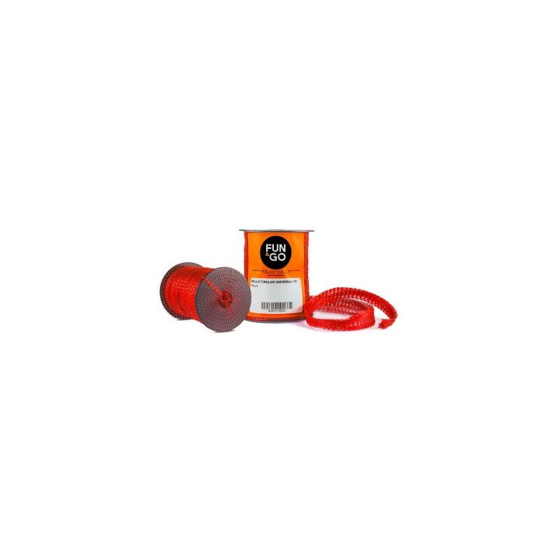 foto del prodotto rete tubolare per imballaggi universale 100 rossa 25m fun go