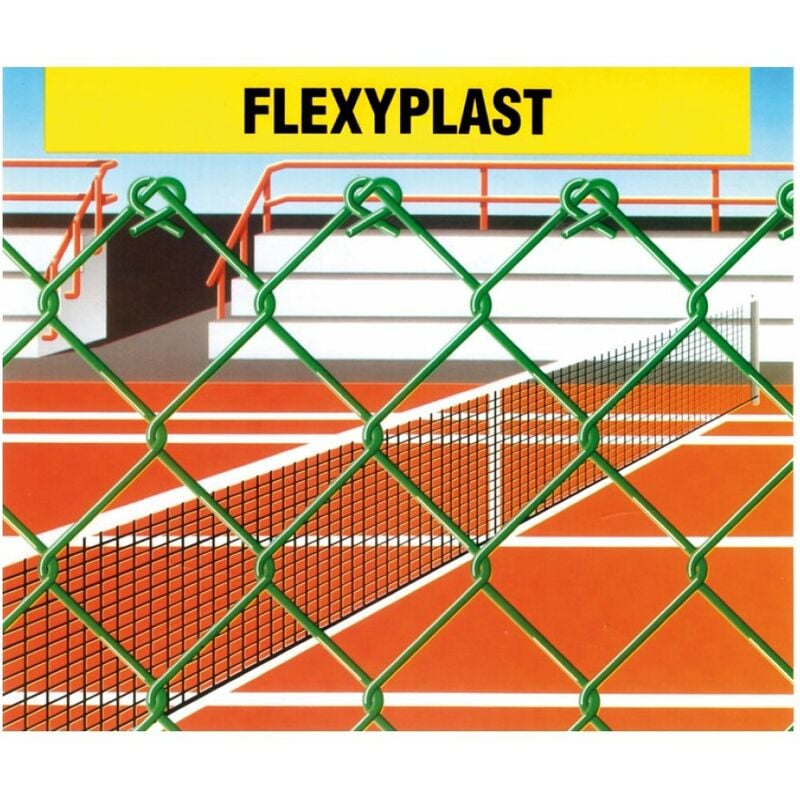 foto del prodotto rete tx maglia sciolta zincata plastificata, 50x50 mm, filo 1,8 2,4 mm, h.200 cm