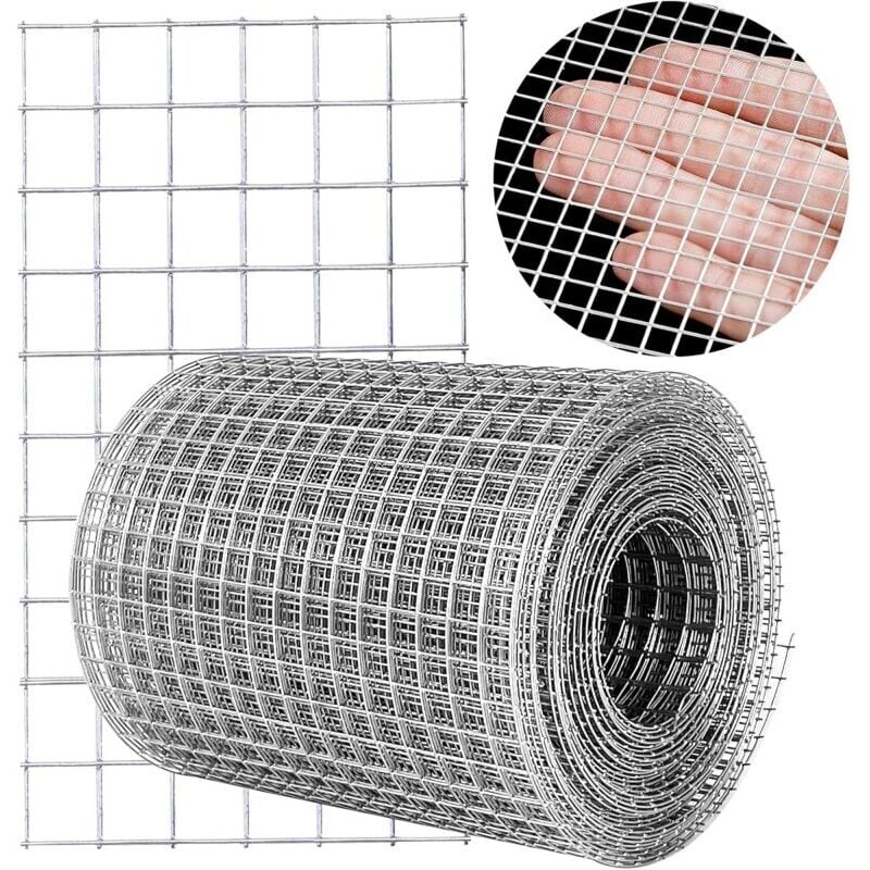 foto del prodotto rete zincata anti roditori h 18 cm x 25 m maglia 1,3x1,3 cm – multiuso