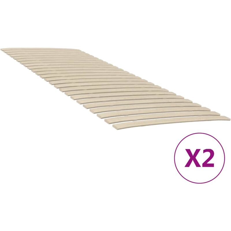 foto del prodotto reti a doghe con 48 doghe 2 pz 80x200 cm vidaxl