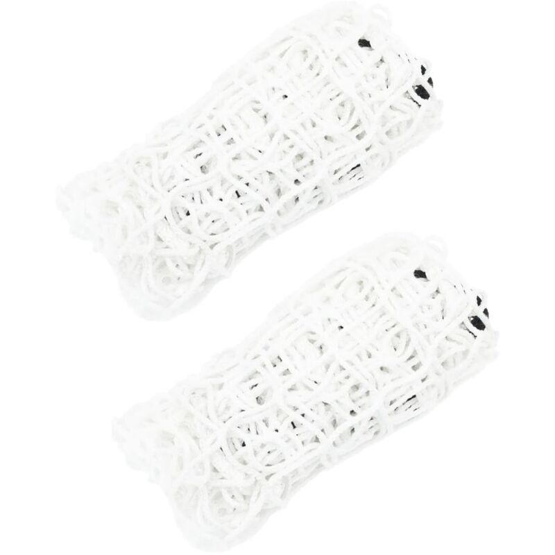 foto del prodotto reti da fieno 2pz rettangolari bianchi 100x90 cm in pp - vidaxl