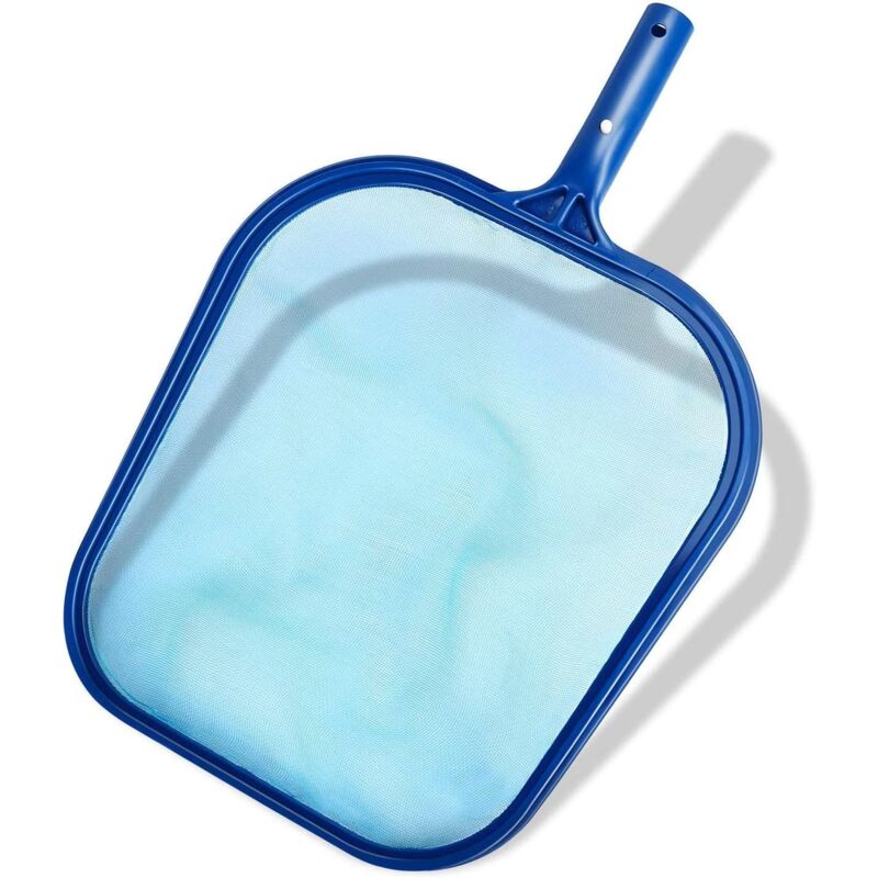 foto del prodotto reti di superficie per piscina, skimmer per foglie, rete a maglia fine, senza asta telescopica