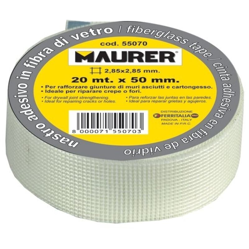 foto del prodotto retina adesiva nastro per cartongesso mm 50 x 20 mt per giunti