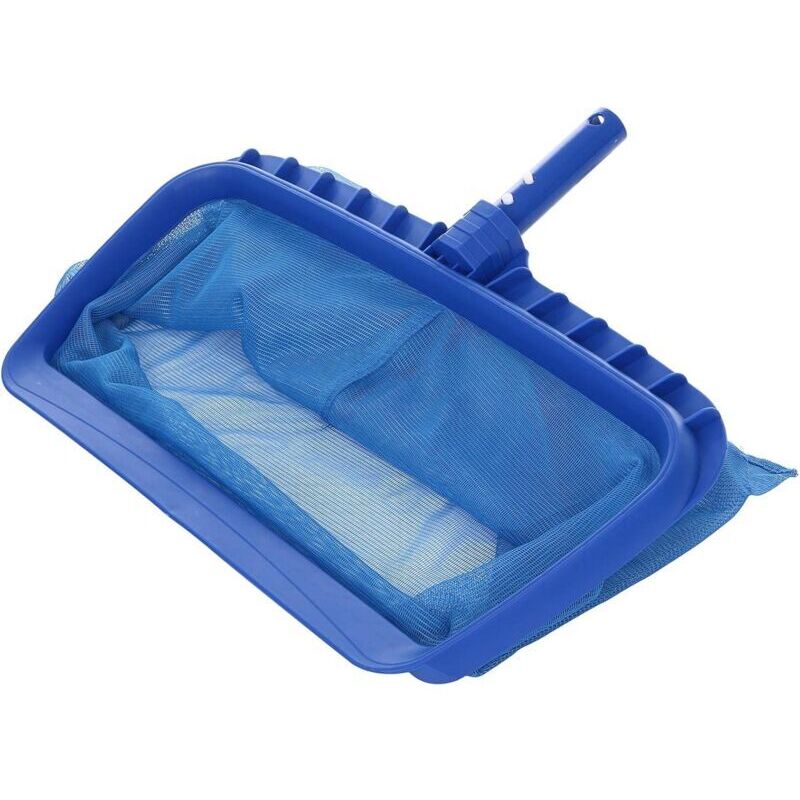 foto del prodotto retino skimmer di grande capacità maglia fine, facile da pulire la superficie e il fondo della tua piscina blu.
