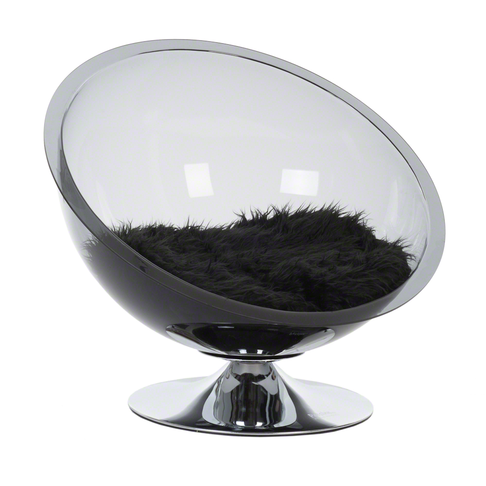 foto del prodotto retro pet nest grey 60 cm, grigio trasparente nero