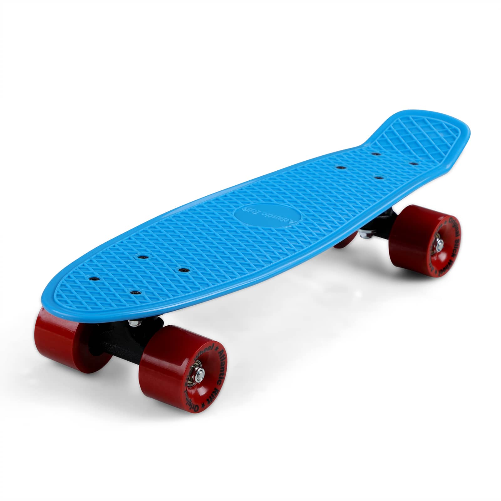 foto del prodotto retro skateboard blu rosso