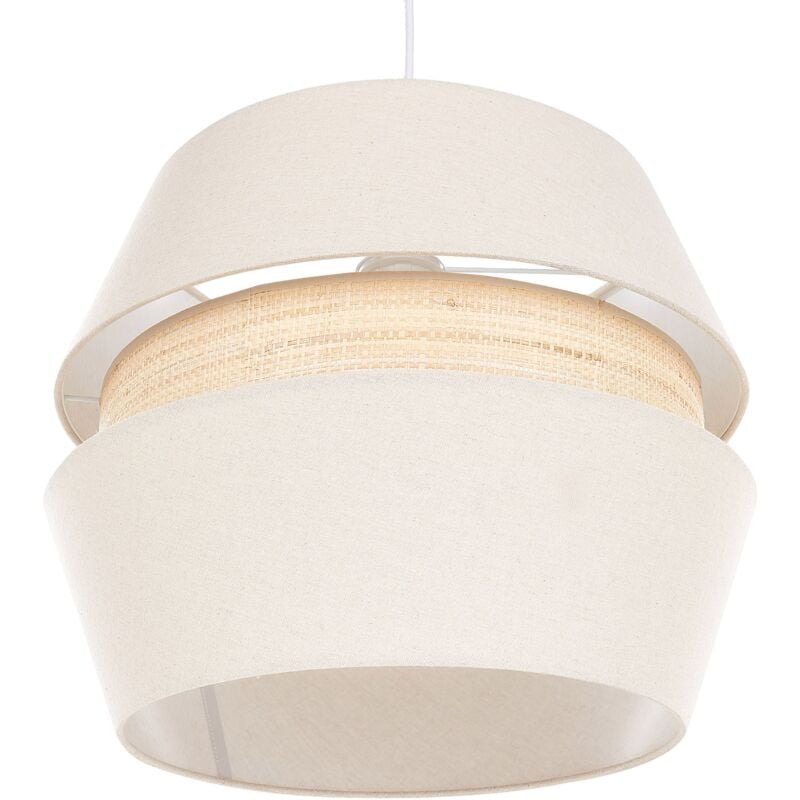 foto del prodotto retro vintage art deco con frange per la lampada a sospensione illuminazione con frange campana tessuto di carta di vimini blu milagro