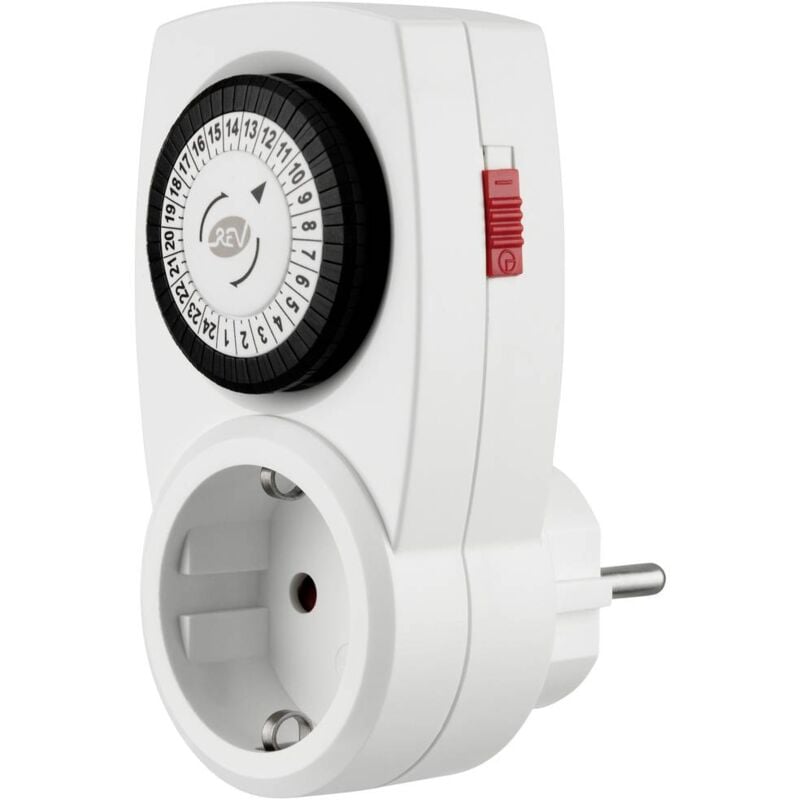 foto del prodotto rev 0025200103 temporizzatore analogico giornaliero 3680 w programma acceso spento