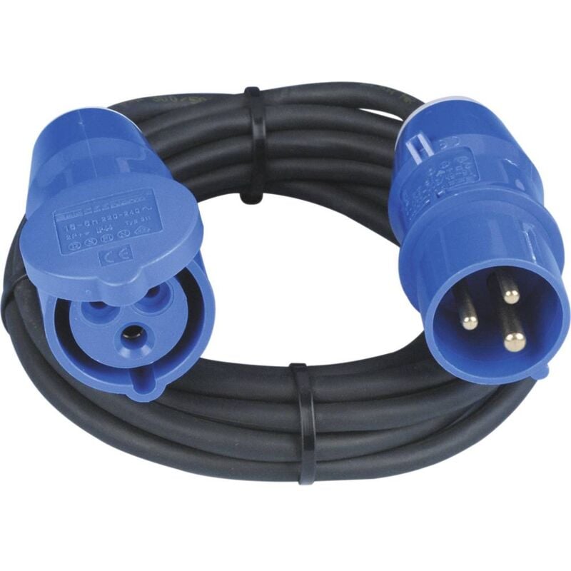 foto del prodotto rev 0577710555 alimentazione prolunga 16 a nero 5.00 m h05rr f 3g 1,5 mm 