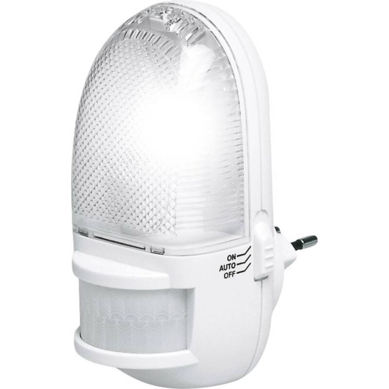 foto del prodotto rev jr0501a 00337161 lampada da notte con rilevatore di movimento led monocolore bianco caldo bianco