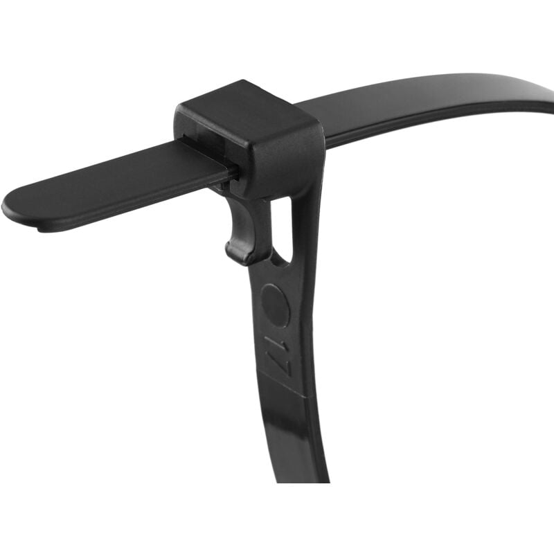 foto del prodotto rev ritter set di 25 fascette richiudibili per cavi, 200 x 7,6 mm