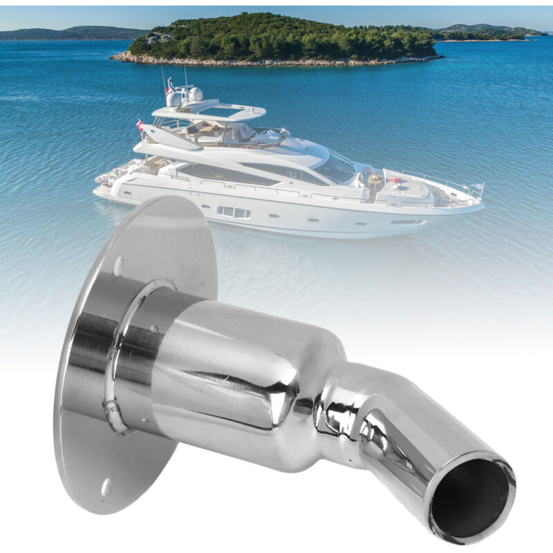 foto del prodotto rev tement d chappement traversant en acier inoxydable 316 poli miroir 24 mm de diam tre ext rieur pour chauffage diesel camion marin pli 