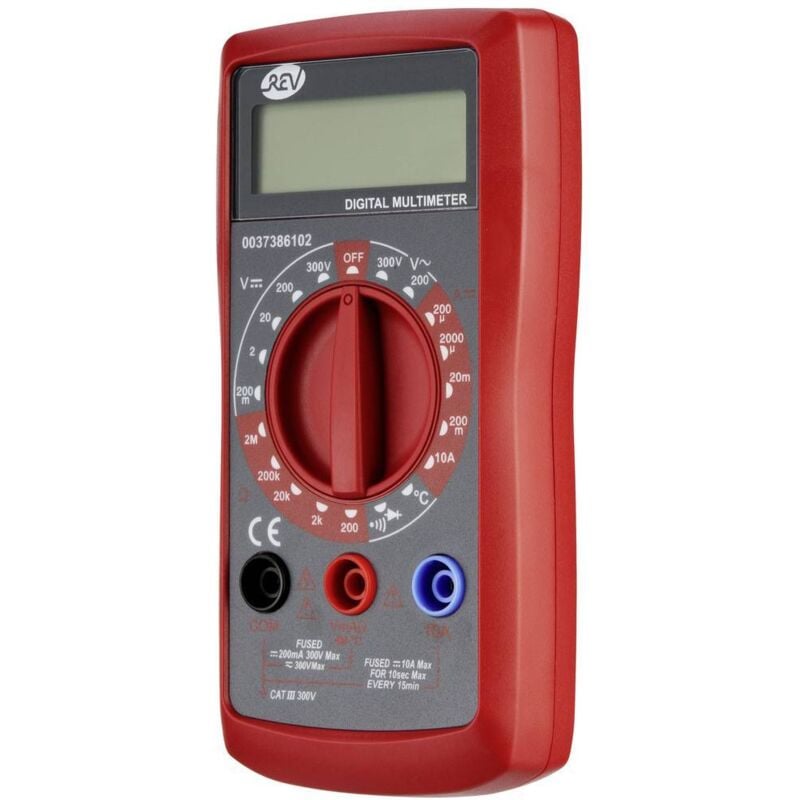 foto del prodotto rev temp. multimetro portatile digitale cat iii