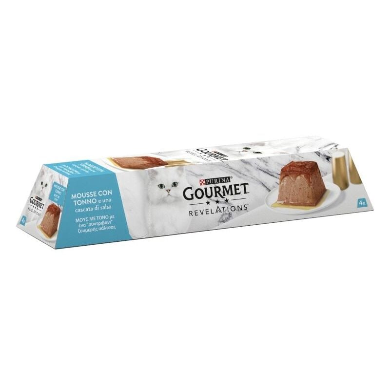 foto del prodotto revelations 4 x 57gr mousse con tonno - gourmet
