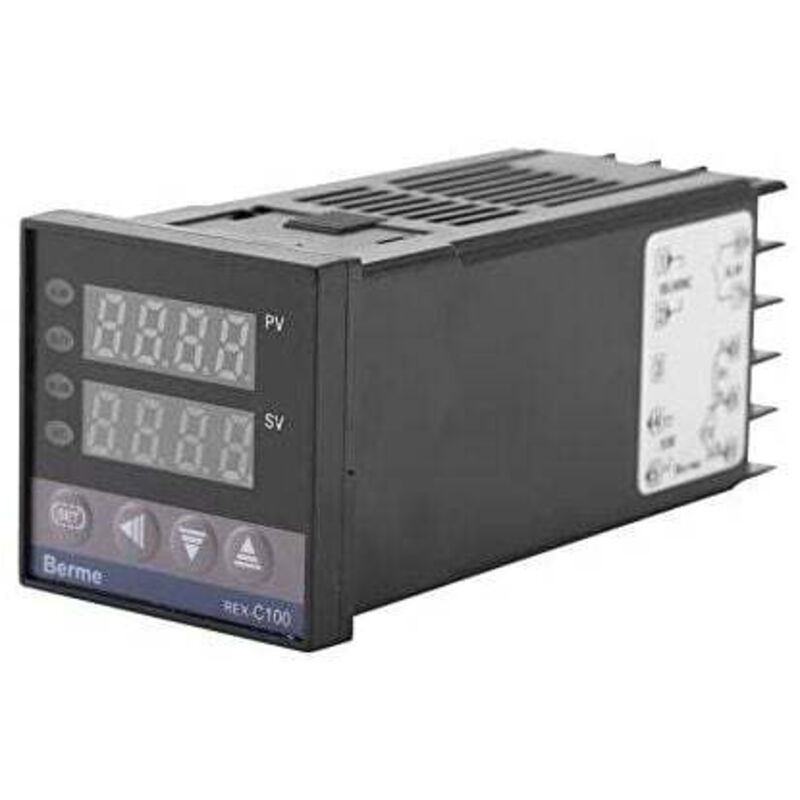 foto del prodotto rex c100 ac110v 240v 0 1300 termostato digitale led regolatore di temperatura digitale con allarme