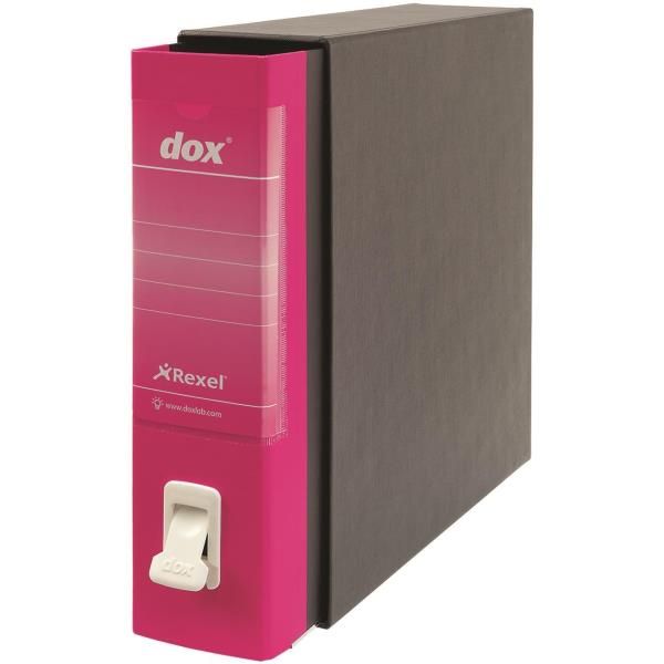 foto del prodotto rexel dox 2 registratore a leva formato legale fucsia - d26200