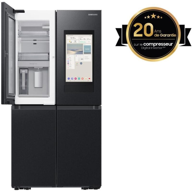 foto del prodotto rf65dg9h0eb1 frigorifero side by side libera installazione 636 l e nero - samsung