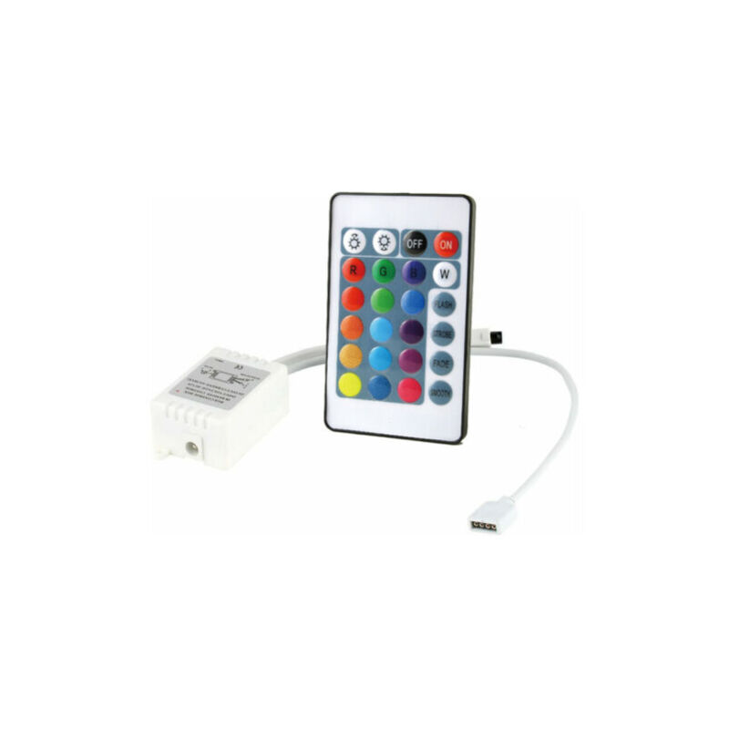 foto del prodotto rg centralina b controller ir infrarossi kit telecomando strisce a led te b0267