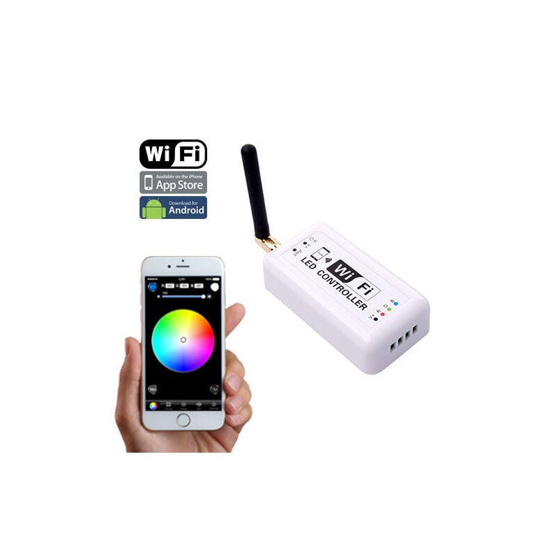 foto del prodotto rg controller modulo b wifi per strisce led da smartphone tablet android ios