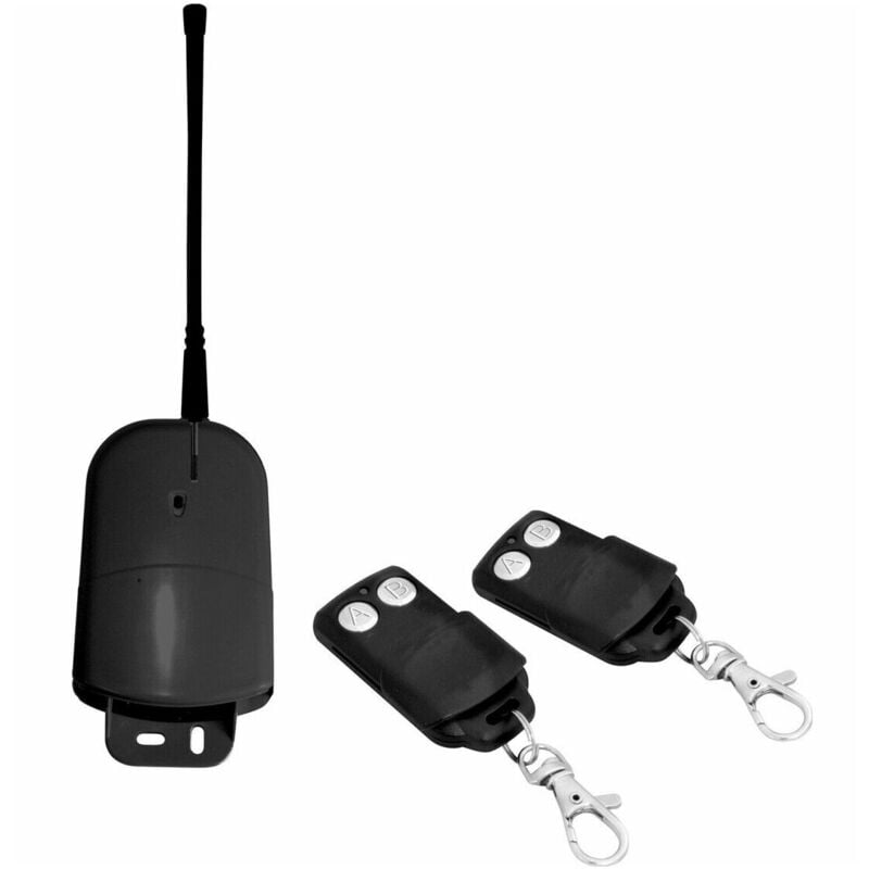 foto del prodotto rg kit ricevitore 2 telecomandi universale radiocomando 433mhz radio cancelli luci