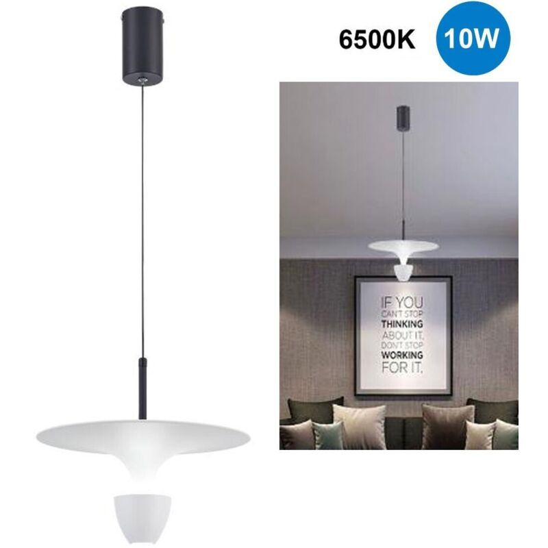 foto del prodotto rg lampadario industriale sospensione moderno soffitto luce led bianco freddo 6500k