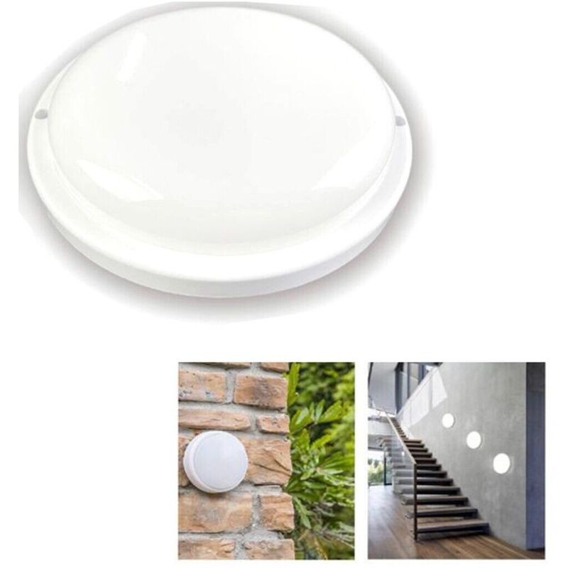 foto del prodotto rg plafoniera applique led soffitto ip65 12w luce bianco freddo 6500k fc 101