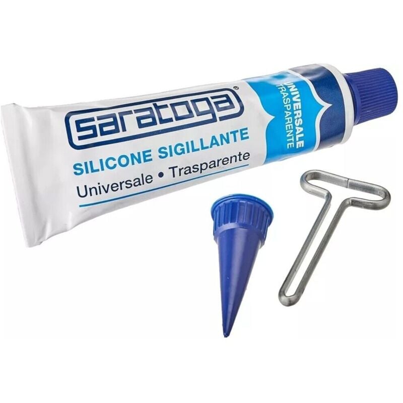 foto del prodotto rg silicone saratoga sigillante universale trasparente blister 60 ml