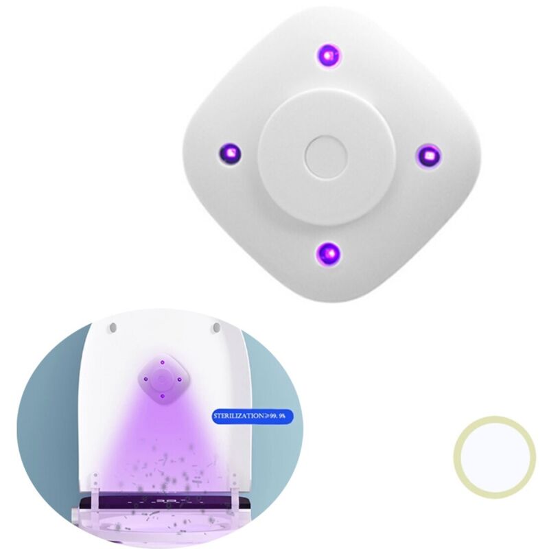 foto del prodotto rg sterilizzatore wc raggi ultravioletti uvc bagno profumo luce notturna usb yx 530