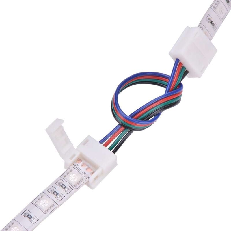 foto del prodotto rgb attacco nastro led da 10mm 15cm