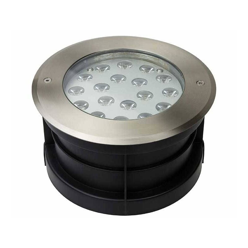 foto del prodotto rgb led faretto da incasso a terra 18w 12v dc ip67