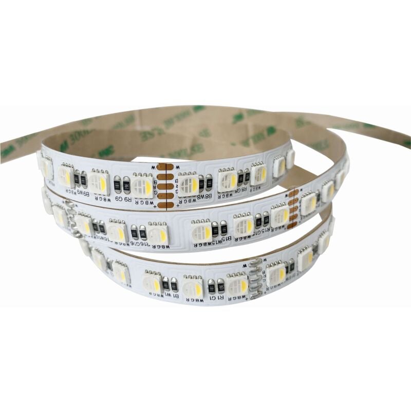 foto del prodotto rgbw led ribbon day bianco 6000k 96 led m 27w m lunghezza 1m