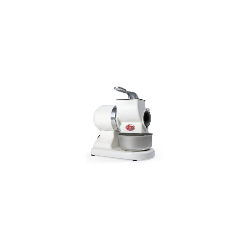 foto del prodotto rgv robusta grattugia e spiralizzatore elettrici grattugia elettrica alluminio stainless steel, bianco