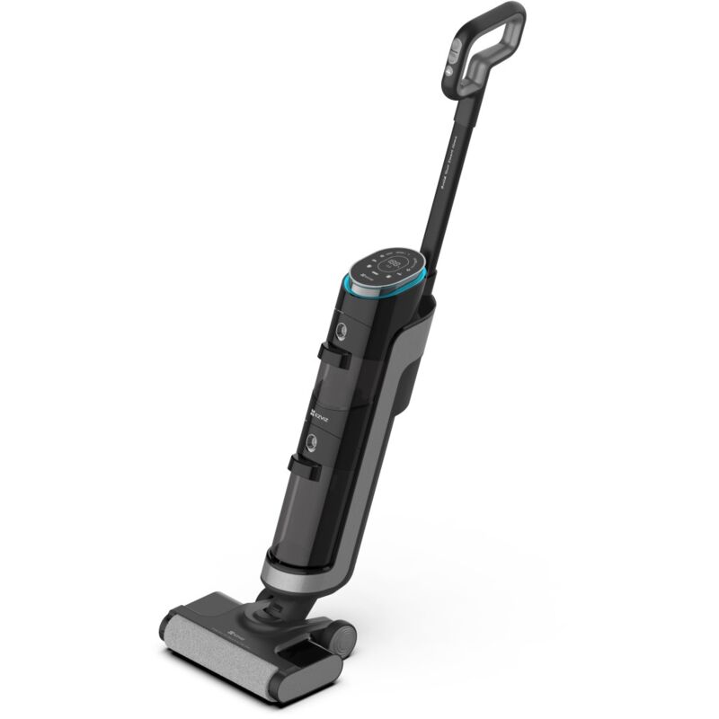 foto del prodotto rh1 aspirapolvere smart lava e asciuga ricaricabile potenza 200 watt batteria 4.000 mah filtro hepa capacità serbatoio acqua sporca / pulita 600/700 ml colore grigio - ezviz