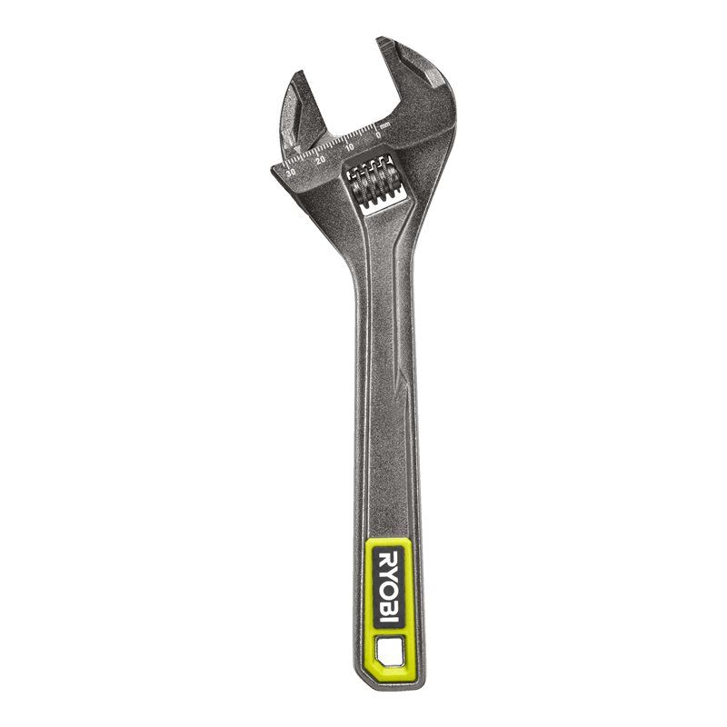foto del prodotto rhaw200 chiave inglese rullino regolazione acciaio 200mm max apertura 30cm ryobi