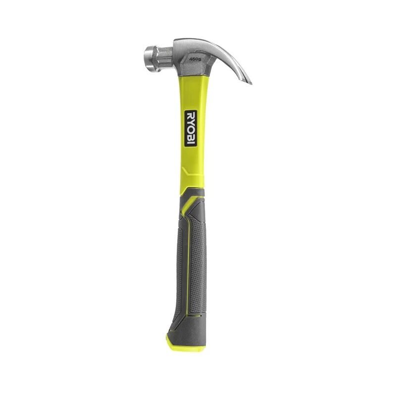 foto del prodotto rhhcc450 martello carpentiere curvo fibra vetro 450 g ryobi