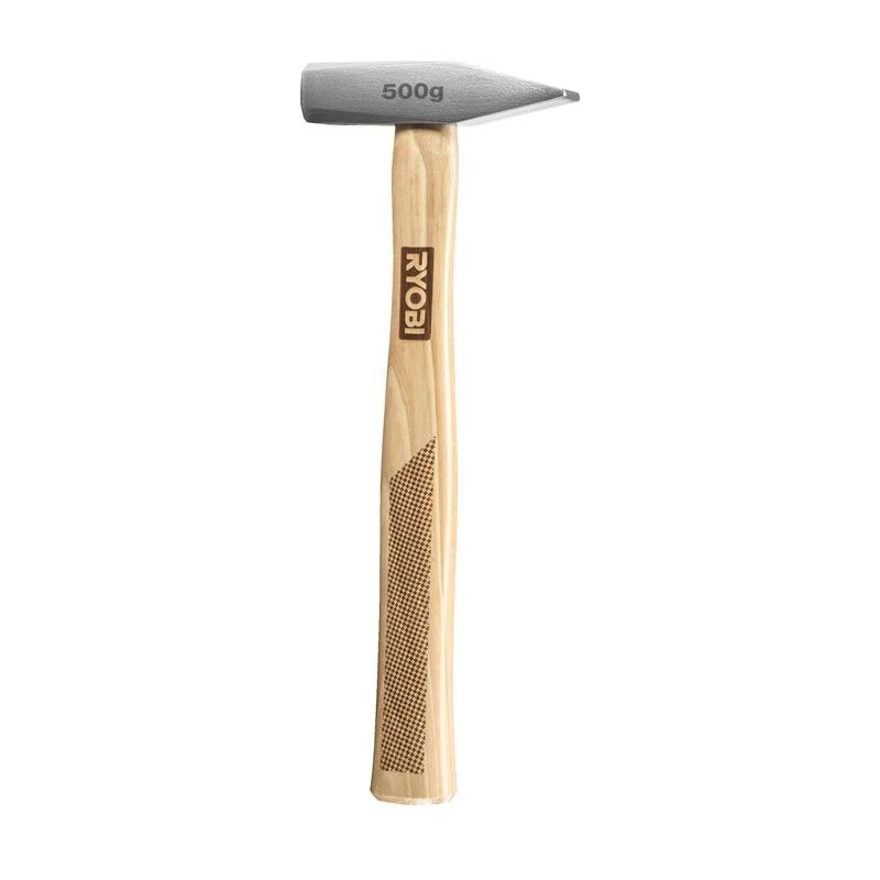 foto del prodotto rhhwe500 martello testa in acciaio temperato impugnatura in legno 500 gr ryobi